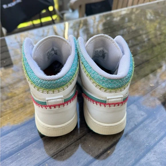 Nike Air Jordan 1 Mid SE Multi Stitch 6.5 Youth/8 Women’s - Picture 7 of 9